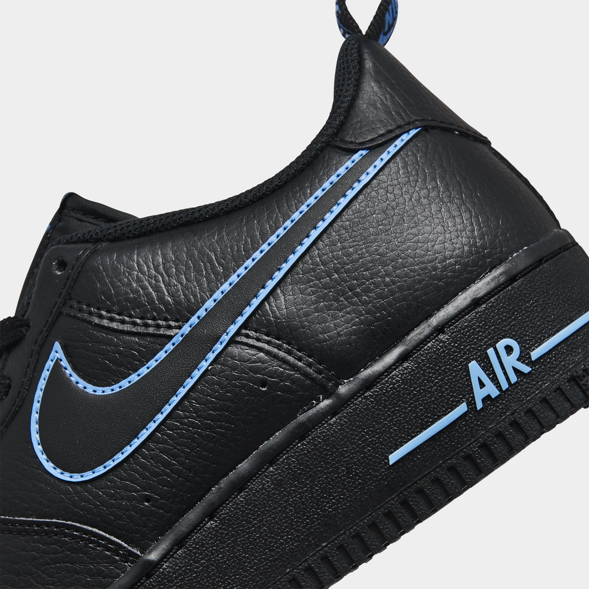 Nike Air Force 1 LV8 GS Black / Black - University Blue