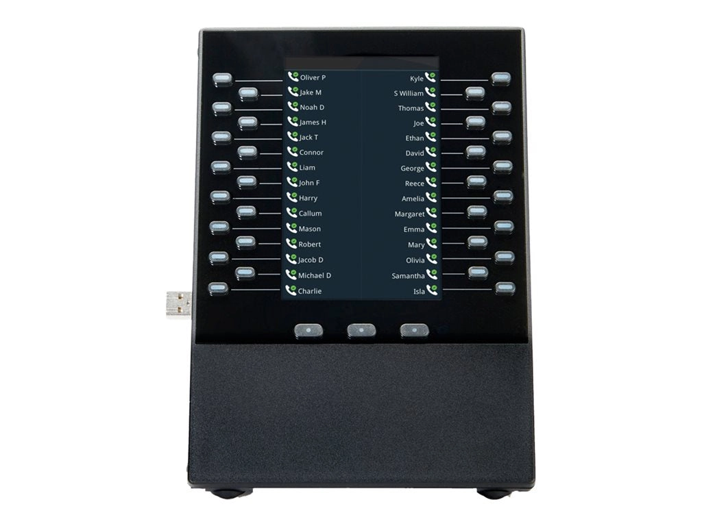 Poly VVX EM50 - Expansion module for VoIP phone - government GSA - TAA Compliant 89D32AA#ABA