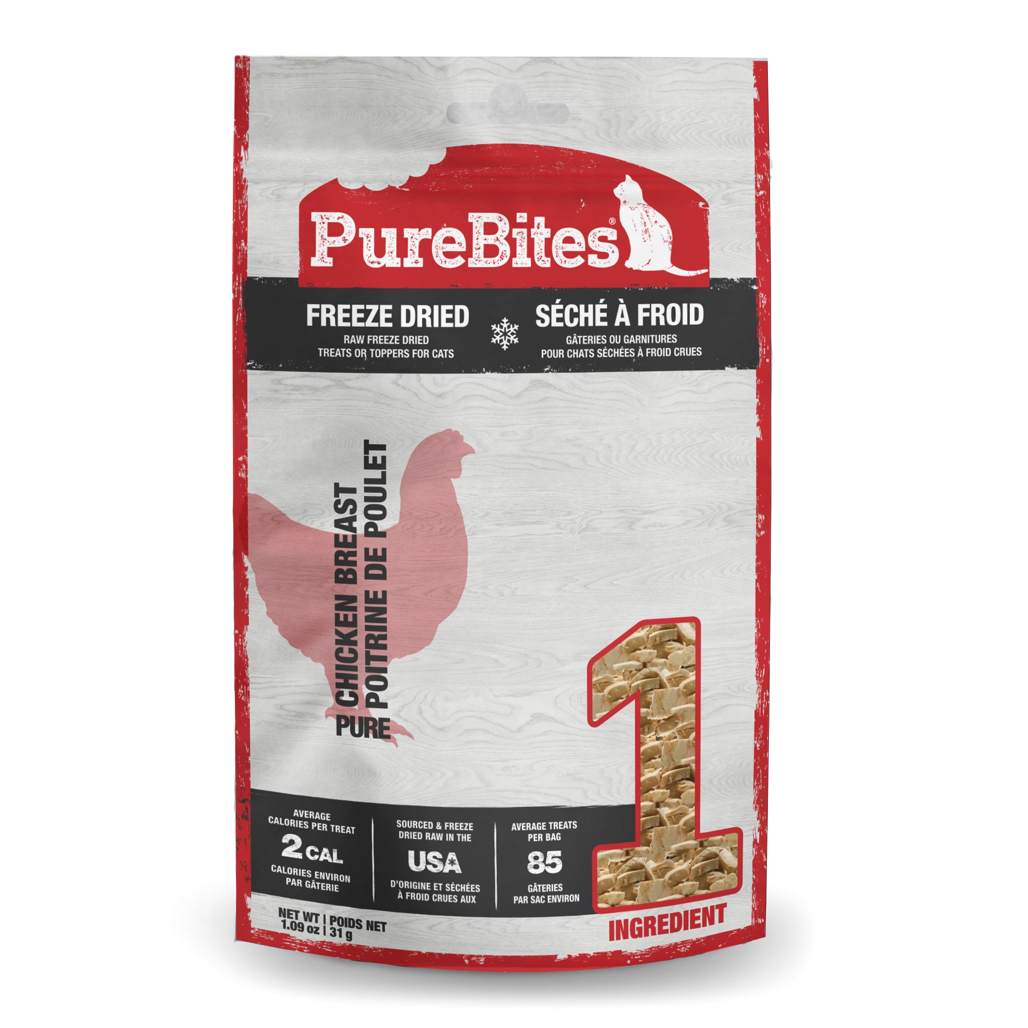 PureBites Freeze Dried Chicken Breast Cat Treats