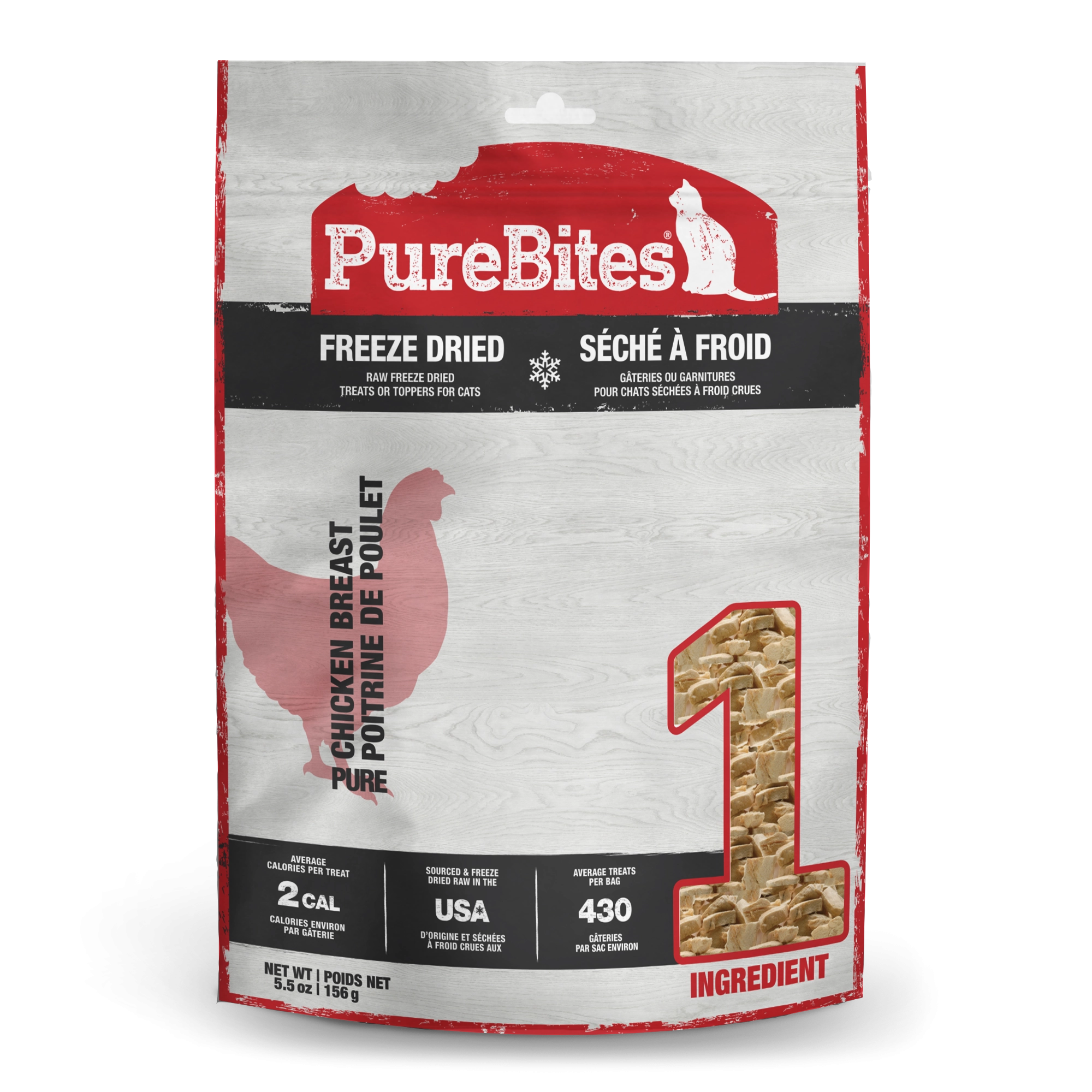 PureBites Freeze Dried Chicken Breast Cat Treats
