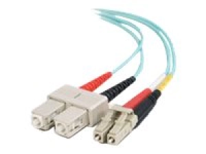 Quiktron Value Series - Patch cable - LC multi-mode (M) to SC multi-mode (M) - 10 m - fiber optic - duplex - 50 / 125 micron 852-L42-033HK