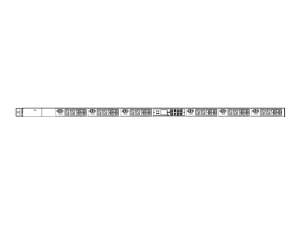 Raritan PX3-5551I3V-E2V2 - Power distribution strip (rack-mountable) - AC 208 V - 17300 VA - 3-phase delta - RS-232, USB, Ethernet