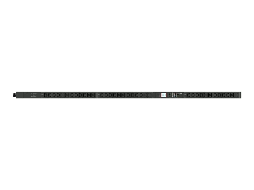 Raritan PX3-5735V-K2 - Power distribution unit (rack-mountable) - AC 208 V - 5800 VA - 3-phase - Ethernet 10/100, RS-232, Ethernet
