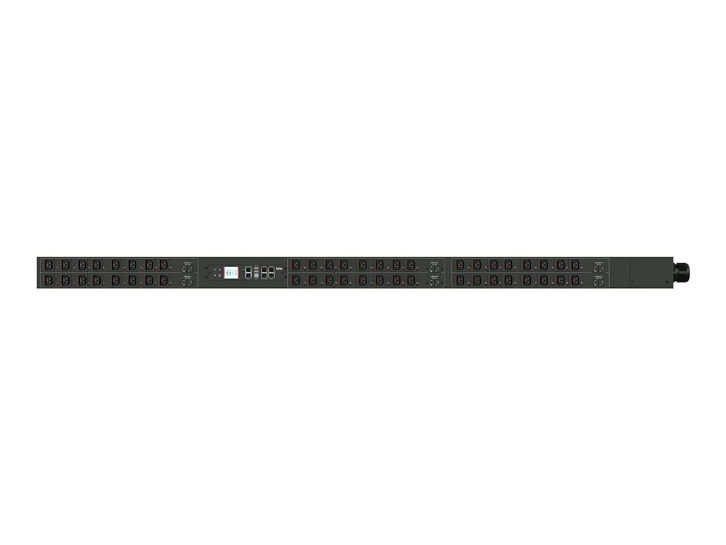 Raritan PX3-5765V-E2V2 - Power distribution strip (rack-mountable) - AC 208 V - 17300 VA - 3-phase delta - RS-232, USB, Ethernet PX3-5765V-E2V2K5