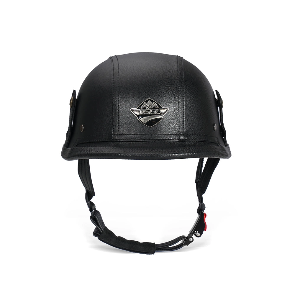 Retro Street Motorcycle Helmet Black