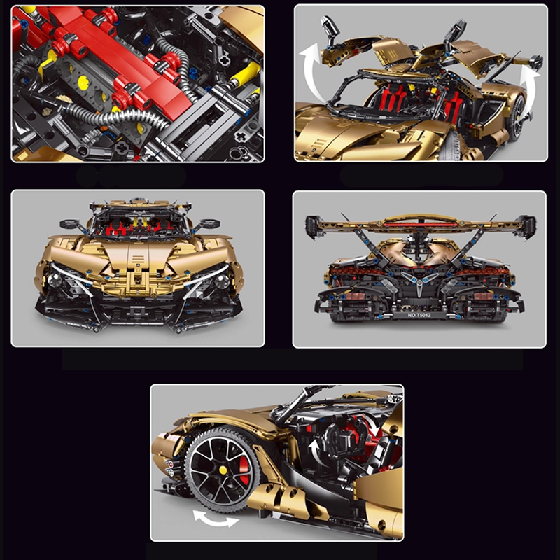 Satin Gold Intense Emotion Hypercar 3667pcs