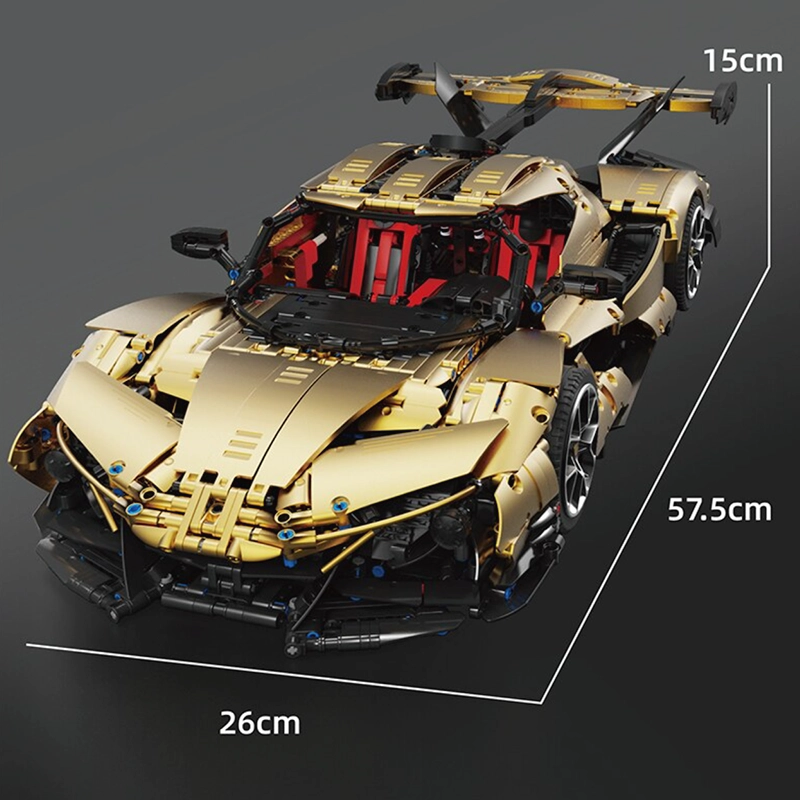 Satin Gold Intense Emotion Hypercar 3667pcs