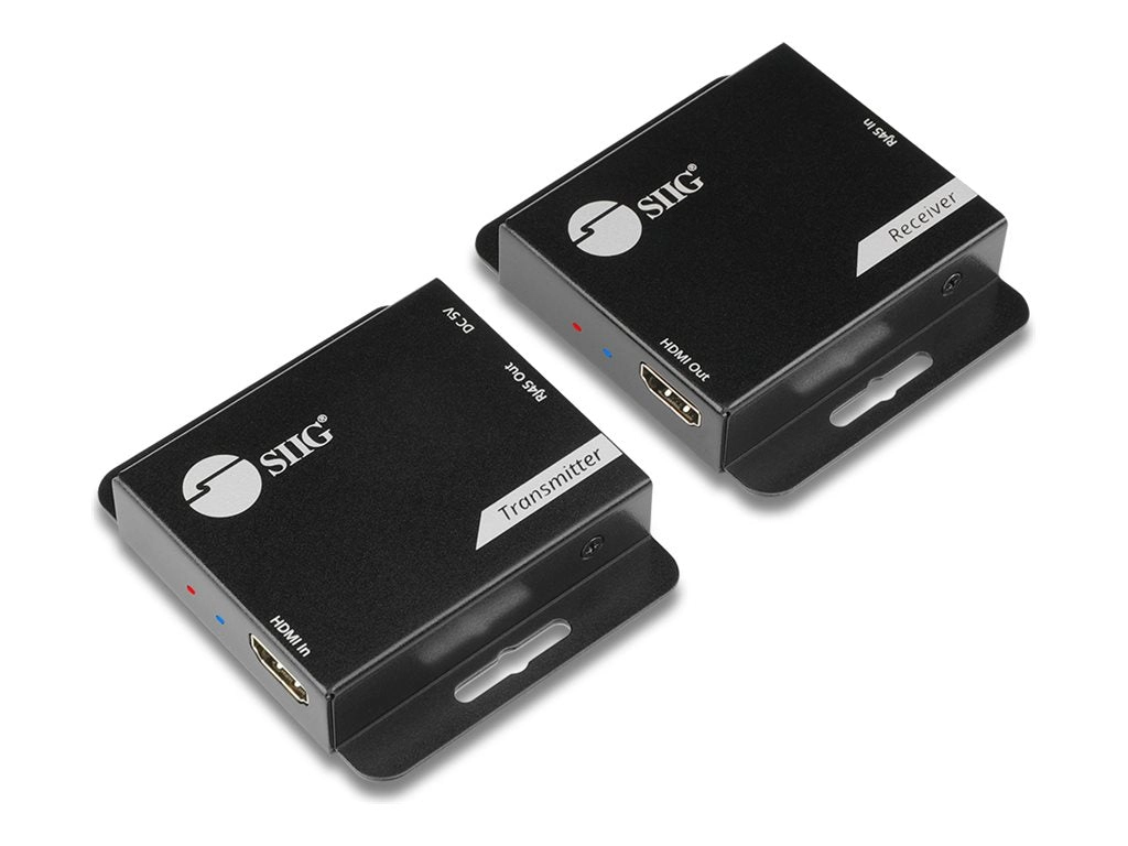 SIIG - Transmitter and receiver - video/audio/infrared extender - HDMI - up to 197 ft CE-H3EX01-S1
