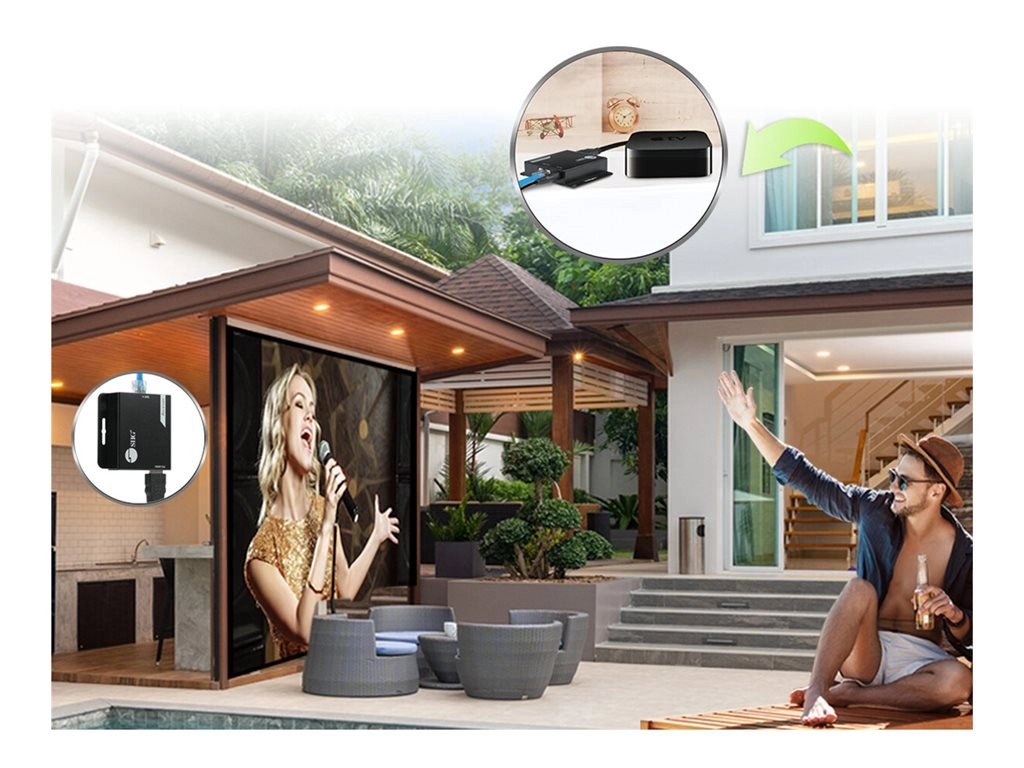 SIIG - Transmitter and receiver - video/audio/infrared extender - HDMI - up to 197 ft CE-H3EX01-S1