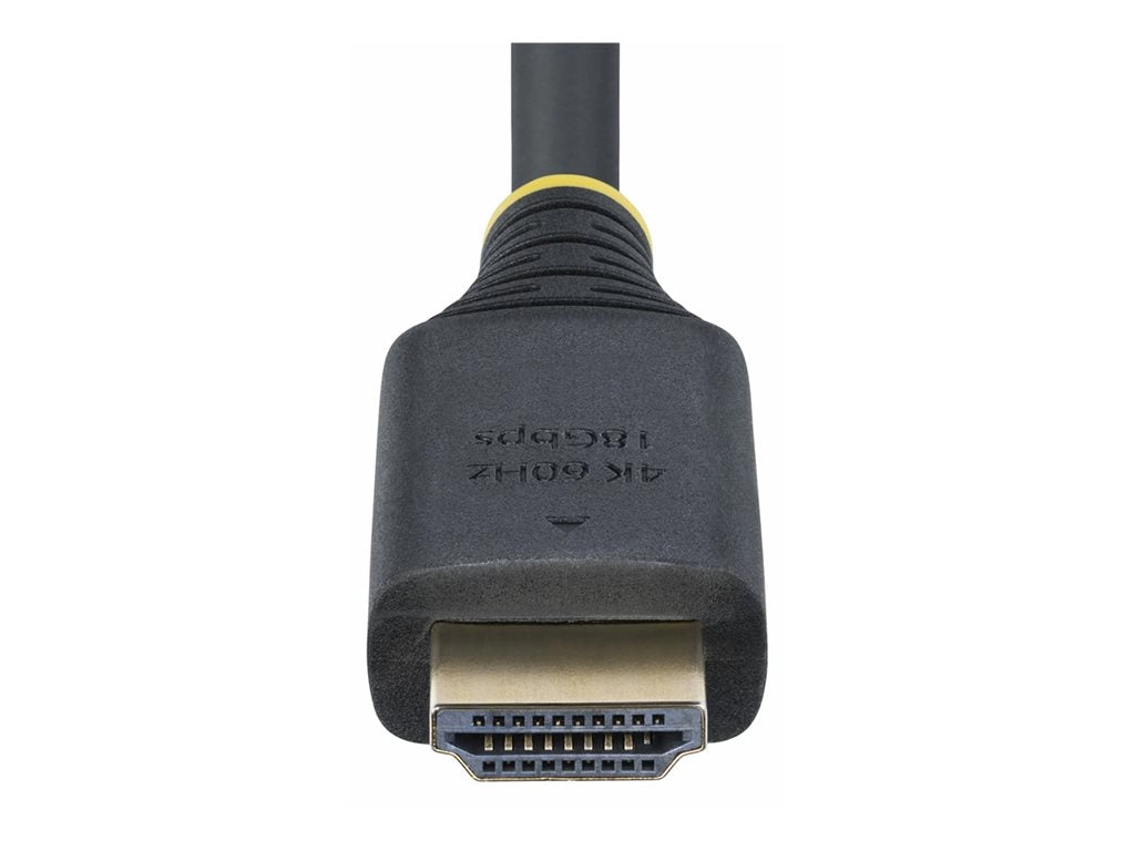 StarTech.com 1ft (30cm) High Speed HDMI Cable, 4K60Hz - High Speed - HDMI cable with Ethernet - HDMI male to HDMI male - 1 ft HDMI2-CABLE-4K60-1F