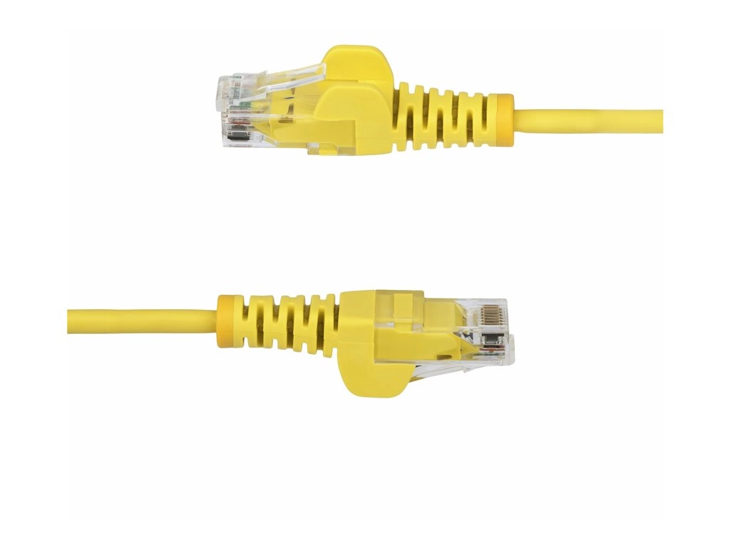 StarTech.com 5ft Yellow Slim CAT6 Ethernet Cable, Snagless, 28AWG, LSZH - Patch cable - RJ-45 (M) to RJ-45 (M) - 5 ft - 0.1 in N6PAT5YLS