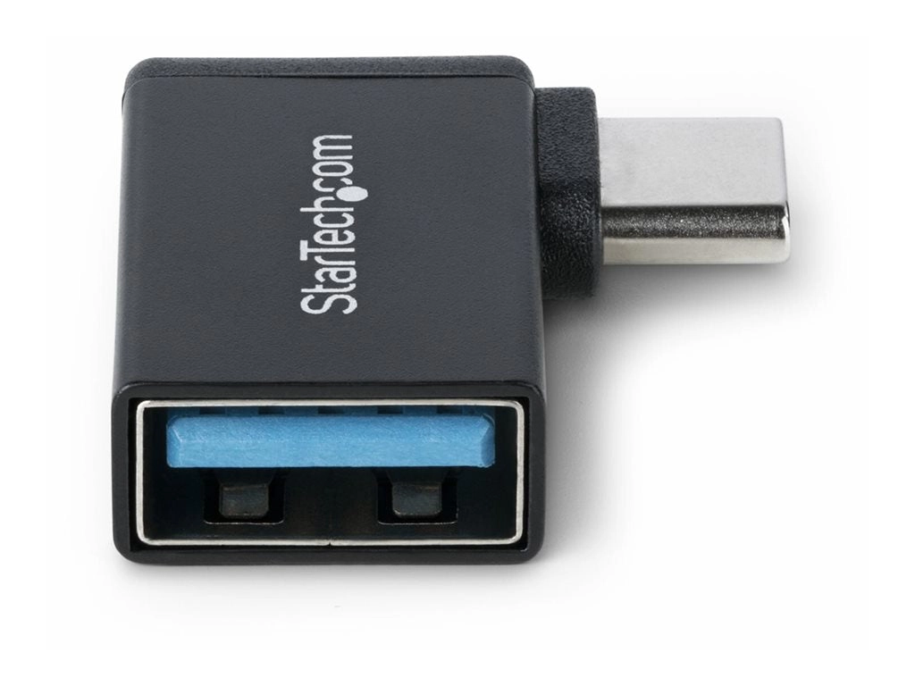 StarTech.com Right Angled USB-C to USB-A Adapter, USB 5Gbps, Compact USB-C Male to USB-A Female Adapter, Metal Housing, M/F - USB31CAADGCPRA