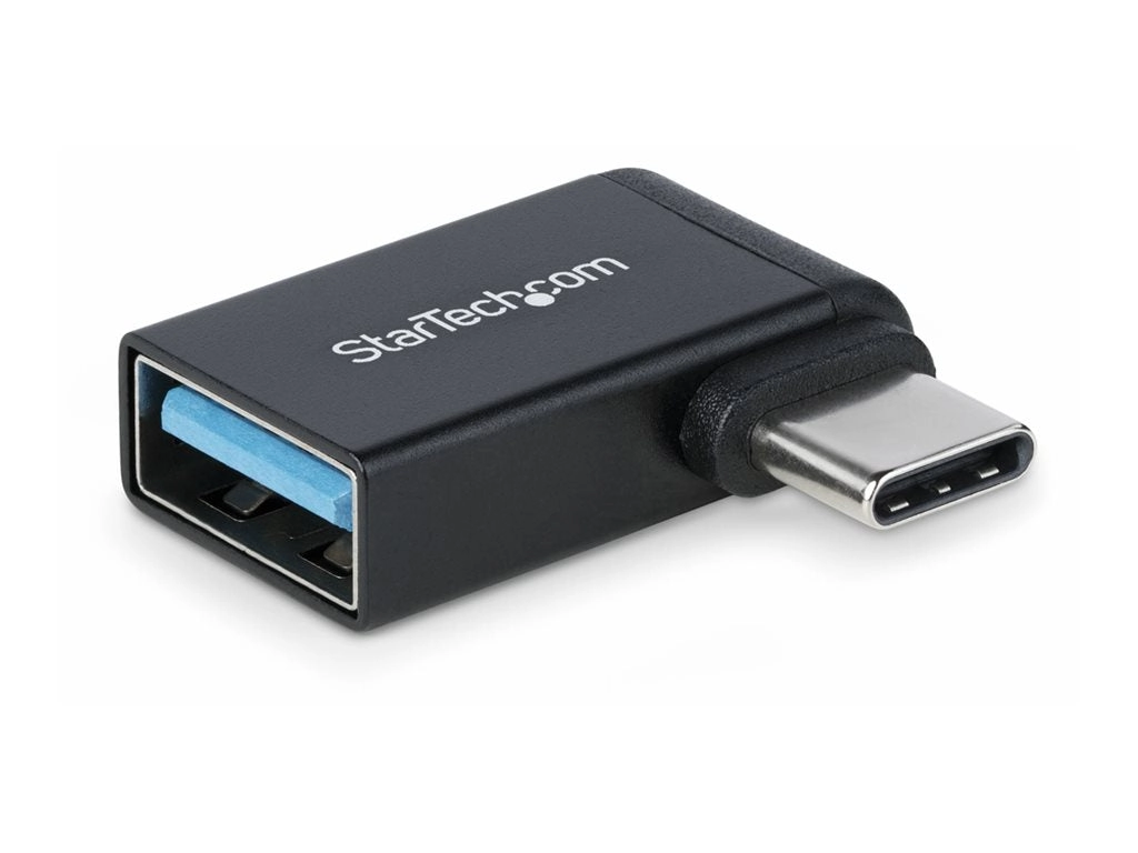 StarTech.com Right Angled USB-C to USB-A Adapter, USB 5Gbps, Compact USB-C Male to USB-A Female Adapter, Metal Housing, M/F - USB31CAADGCPRA