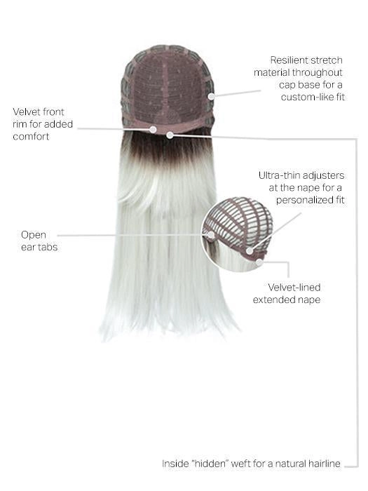 Sugared Pearl | HF Synthetic Wig (Basic Cap)