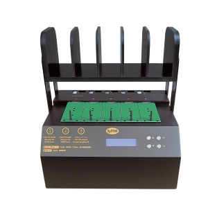 Systor 1 to 4 NVMe/SATA M.2 Duplicator & Sanitizer - up to 36GB/Min - for PCIe M2, 2.5" & 3.5" HDD & SSD Drives (SYSNVME-YL06PRO04)