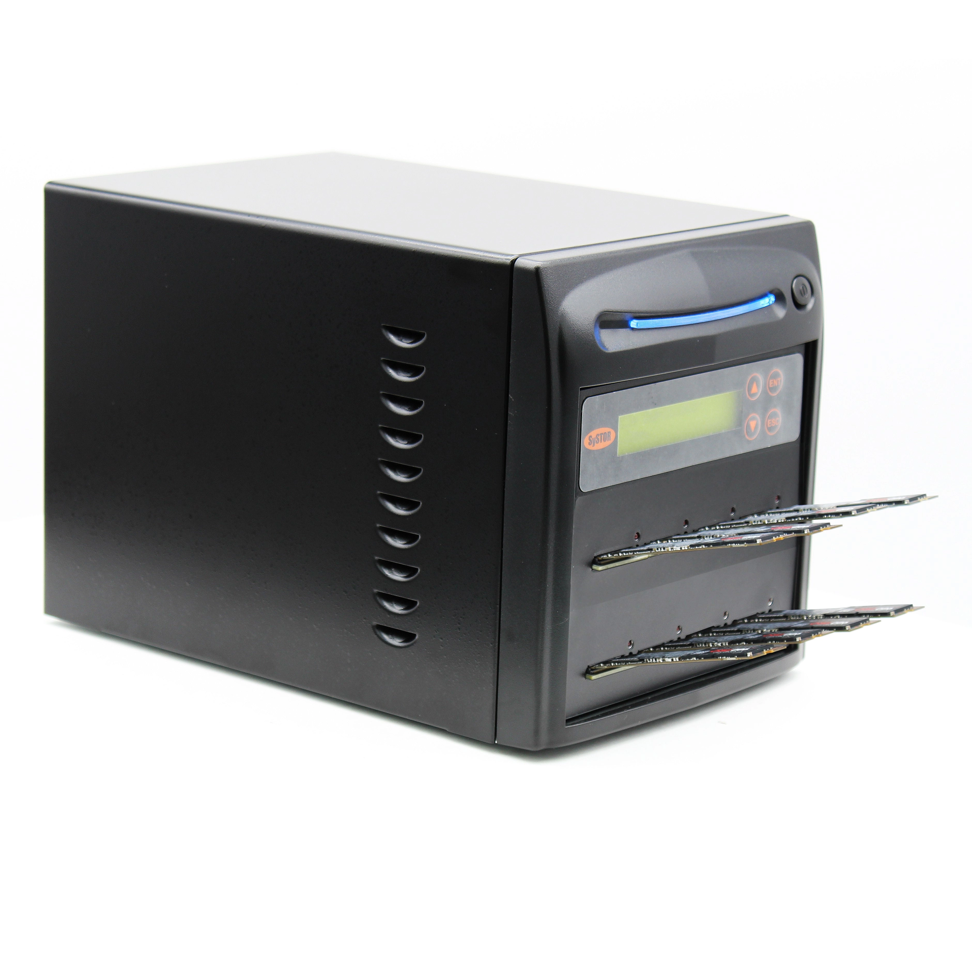 Systor 1 to 7 M.2 SATA/NVMe Duplicator & Sanitizer - up to 24GB/Min - for PCIe M2 Drives (SYSNVME-NX407)