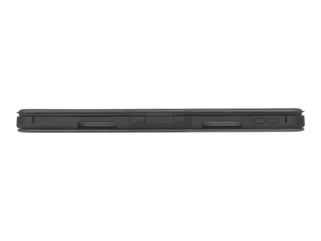 Targus Versavu - Keyboard and folio case - with trackpad - backlit - wireless - Bluetooth 5.0 - QWERTY - black THZ967US