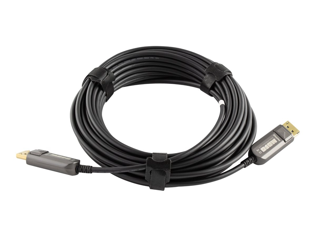 TechLogix MOFO - DisplayPort cable - DisplayPort (M) to DisplayPort (M) - DisplayPort 2.0 - 230 ft - plenum, 8K support, indoor MOFO-DP20-70