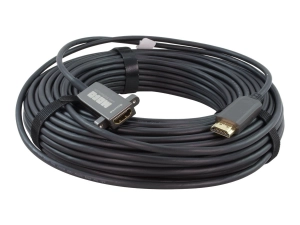 TechLogix MOFO PT Series - HDMI cable - HDMI male to HDMI female - 33 ft - hybrid copper/fiber optic - black - 4K60Hz support, MOFO-HD20PT-10