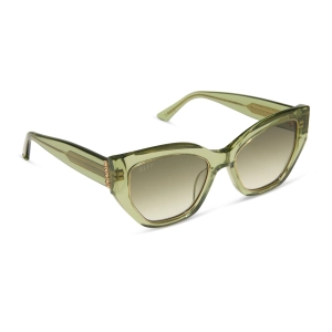 THE WHITE LOTUS - THAILAND   LIGHT GREEN CRYSTAL   OLIVE GRADIENT SUNGLASSES