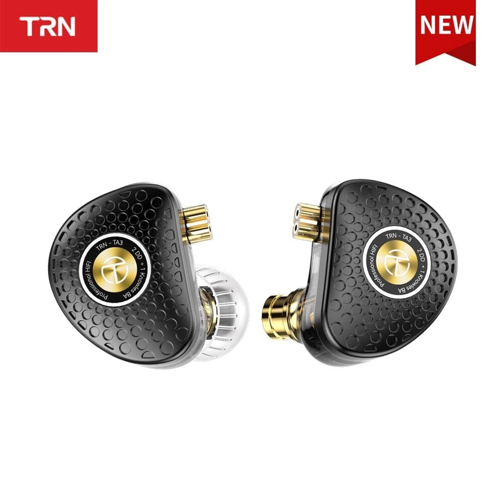 TRN TA3 2DD 1BA Hybrid Knowles Balanced Armature In-Ear Monitors With 2.5/3.5/4.4 Swappable Connectors