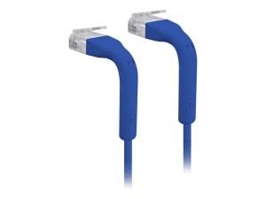 Ubiquiti UniFi - Patch cable - RJ-45 (M) to RJ-45 (M) - 3.9 in - 0.1 in - CAT 6 - booted, indoor - blue (pack of 50) U-CABLE-PATCH-RJ45-BL-50